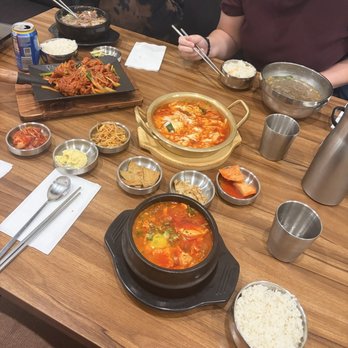 Hanbat - -Soft tofu soup w/beef -Korean spicy rice cakes -Korean buckwheat noodles w/cold beef broth -Stir-fried spicy pork -Hot pot bulgogi - Korean Near Me - Gonzales, Louisiana Hanbat - -Soft tofu soup w/beef -Korean spicy rice cakes -Korean buckwheat noodles w/cold beef broth -Stir-fried spicy pork -Hot pot bulgogi - Korean Near Me - Gonzales, Louisiana