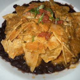 Chilaquiles were so so soggy that I ate two bites and left the rest of the dish untouched Chilaquiles were so so soggy that I ate two bites and left the rest of the dish untouched