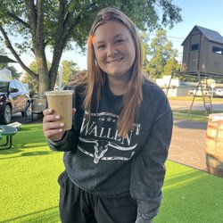 The Perkins Grind - Bride with her drink