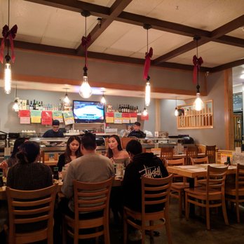 Sushi Bear - Fun place. They can accommodate one or two large groups of 10-12 despite being a smaller space. - Sushi Bars Near Me - Tustin, California