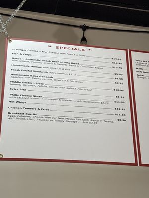Menu photo 2 D’s Diner Santa Rosa, CA