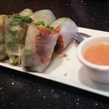 Tuptim Thai - Fresh Springrolls. The Springrolls taste really fresh, great appetizer  for people who doesn't like oily food. - Thai Near Me - Topeka, Kansas