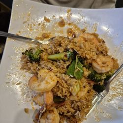 Shrimp fried rice.