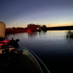 Lazy M Marina - There's Chris. He caught a 6 pound largemouth about a half hour later!