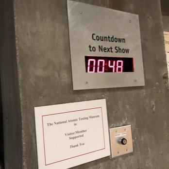 Atomic Museum - Countdown clock for theatre - Museums Near Me - Las Vegas, Nevada Atomic Museum - Countdown clock for theatre - Museums Near Me - Las Vegas, Nevada