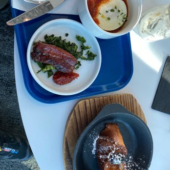 The Centurion Lounge - Shakshuka, bacon and French toast - Airport Lounges Near Me - Jamaica, New York The Centurion Lounge - Shakshuka, bacon and French toast - Airport Lounges Near Me - Jamaica, New York
