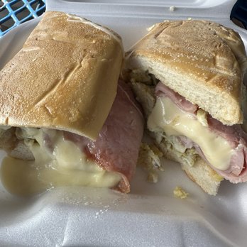 Los Paisanos To Go - Egg, ham and cheese sandwich - Latin American Near Me - Davie, Florida Los Paisanos To Go - Egg, ham and cheese sandwich - Latin American Near Me - Davie, Florida