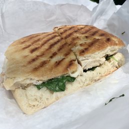 Grilled chicken & provolone panini Grilled chicken & provolone panini