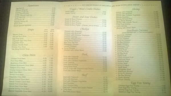 Menu photo 2 Tak Shing Chinese Restaurant Lakeville, MN Menu photo 2 Tak Shing Chinese Restaurant Lakeville, MN