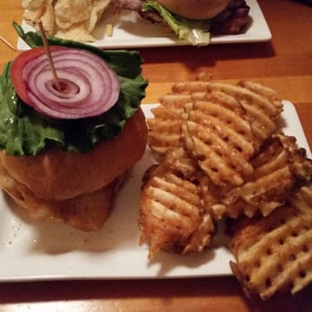 Finback Alehouse - Haddock Sandwich - Gastropubs Near Me - Bar Harbor, Maine