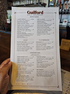 Menu photo 3 Guilford Hall Brewery Baltimore, MD Menu photo 3 Guilford Hall Brewery Baltimore, MD