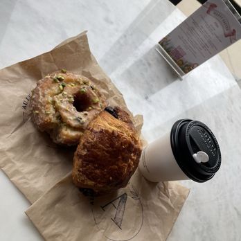 Au Levain - Pistachio Doughnut and Chocolate Croissant - Bakeries Near Me - Chicago, Illinois