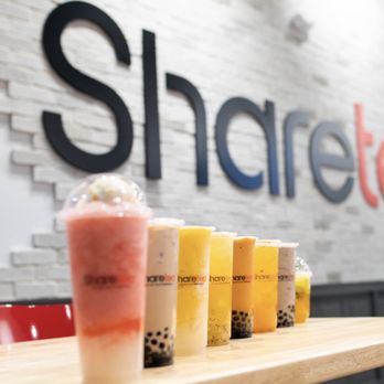 Sharetea - St George - row of drinks on a table - Bubble Tea Near Me - St. George, Utah Sharetea - St George - row of drinks on a table - Bubble Tea Near Me - St. George, Utah