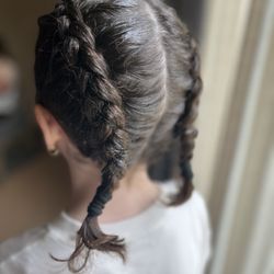 Sharkey's Cuts for Kids Weston - French braids