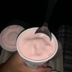 Wendy's - Strawberry Frosty.. absolutely overhyped