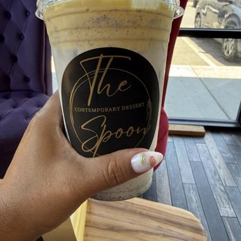 The Spoon - Delicious black sesame creme brûlée coffee - Desserts Near Me - Stanton, California The Spoon - Delicious black sesame creme brûlée coffee - Desserts Near Me - Stanton, California