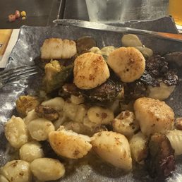 Scallops with gnocchi Scallops with gnocchi