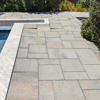 Pool Pros - Pavers sinking due to improper installation. Normally, pavers should be set over aggregate base and compacted subgrade. - Pool Cleaners Near Me Pool Pros - Pavers sinking due to improper installation. Normally, pavers should be set over aggregate base and compacted subgrade. - Pool Cleaners Near Me