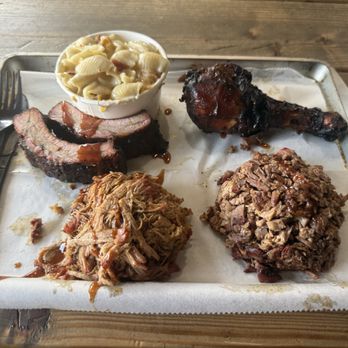 Burn Co Barbeque - BBQ Tour (Chopped Brisket, Pulled Pork, Baby Back Ribs, BBQ Chicken Drumsticks, Mac and Cheese) - Barbeque Near Me - Jenks, Oklahoma Burn Co Barbeque - BBQ Tour (Chopped Brisket, Pulled Pork, Baby Back Ribs, BBQ Chicken Drumsticks, Mac and Cheese) - Barbeque Near Me - Jenks, Oklahoma