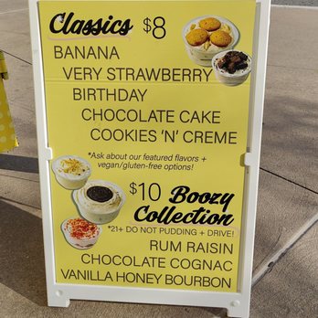 The Pudding Lady - Flavors - Desserts Near Me - Deer Park, New York The Pudding Lady - Flavors - Desserts Near Me - Deer Park, New York
