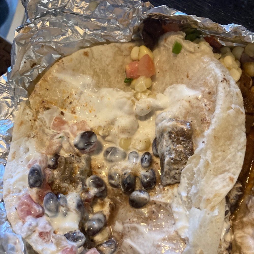 Chipotle Mexican Grill - "steak taco" with two steak bits - Fast Food Near Me - Bend, Oregon