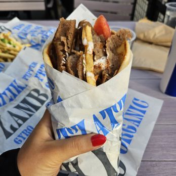 Nick the Greek - beef/lamb gyro for $11.95 - Greek Near Me - Dublin, California Nick the Greek - beef/lamb gyro for $11.95 - Greek Near Me - Dublin, California