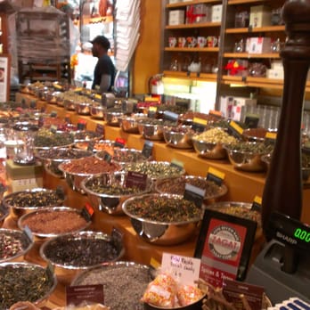 Spices & Tease - a variety of spices in a store - Herbs & Spices Near Me - New York, New York