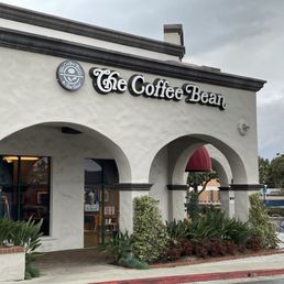 Exterior outside entrance of The Coffee Bean & Tea Leaf - Outside sign. - Palm Desert, California Exterior outside entrance of The Coffee Bean & Tea Leaf - Outside sign. - Palm Desert, California