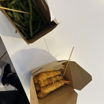 Milk Tea Lab - Green beans and shrimp tempura - Coffee & Tea Near Me - Pleasant Hill, California Milk Tea Lab - Green beans and shrimp tempura - Coffee & Tea Near Me - Pleasant Hill, California