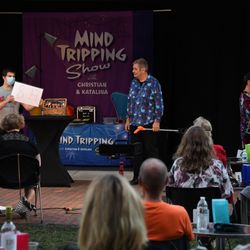 Mind Tripping Show - Such a fun show! Great socially distanced audience having a blast.