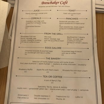 Brewbaker - Menu - Delis Near Me - Dublin, D