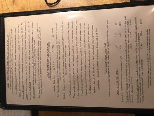 Menu photo 2 Sanctuary Iowa City, IA Menu photo 2 Sanctuary Iowa City, IA