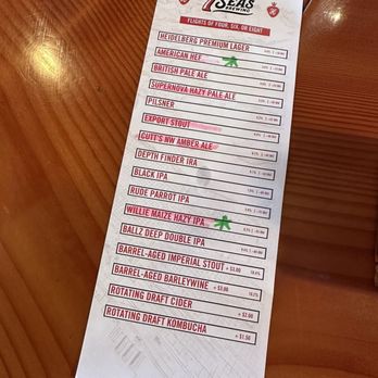 7 Seas Brewing - Flight - Breweries Near Me - Tacoma, Washington