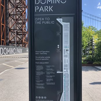 Domino Park - Signage - Parks Near Me - Brooklyn, New York