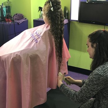 Sweet & Sassy - She did a great job on her long curly hair - Hair Stylists Near Me - Leesburg, Virginia