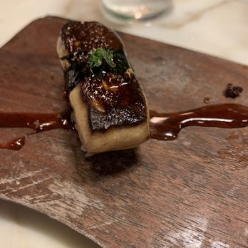 Uchi Dallas - Foie Gras  Delightfully tasty. The sauce made the nigiri. I would probably not get again - Japanese Near Me - Dallas, Texas