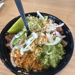 The Burrito Factory - Veggie burrito no wrap