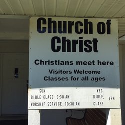 Golden Triangle church Of Christ - Sign