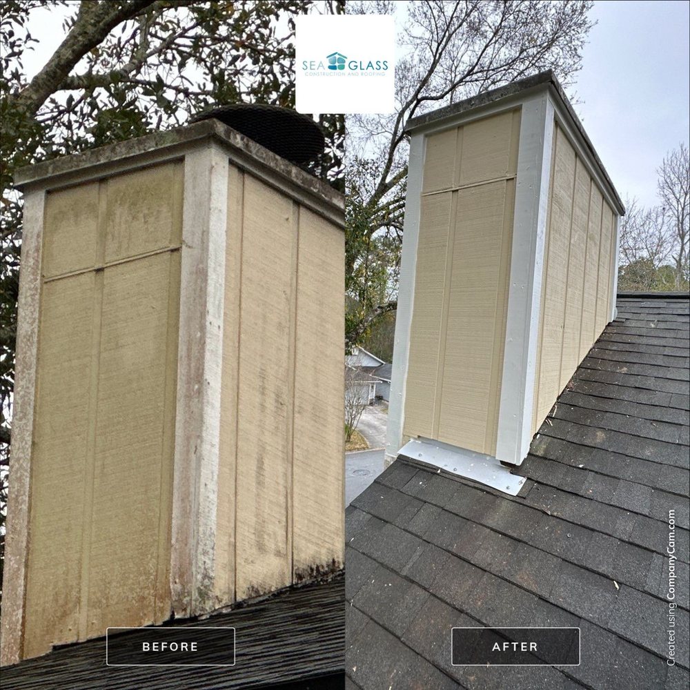 Slide of Sea Glass Construction and Roofing