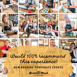 Board & Brush Creative Studio - Now Booking Corporate Team Bonding & Private Fall & Holiday Workshops!