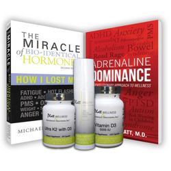 Bio-identical hormones and adrenaline dominance protocol