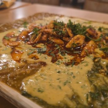 EggHolic - Hum Tum. 4/5 Lots of variety of gravies in a plate. Im not a big fan of green garlic heavy dishes so didnt dig that section of this. - Indian Near Me - San Diego, California EggHolic - Hum Tum. 4/5 Lots of variety of gravies in a plate. Im not a big fan of green garlic heavy dishes so didnt dig that section of this. - Indian Near Me - San Diego, California