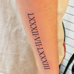 Forearm tat