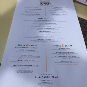 Chandler's Oceanfront Dining - New American Near Me - Carlsbad, California