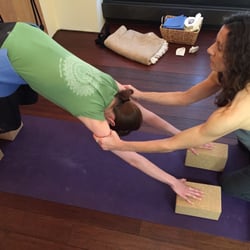 My Back and Body Clinic - Jane DoCampo working with a scoliosis student at My Back and Body Clinic.