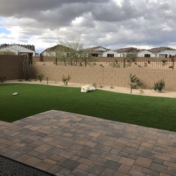 Outdoor Xscapes - patio overlaid and extended with pavers - Landscaping Near Me - Phoenix, Arizona
