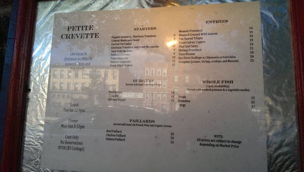 Menu photo 6 Petite Crevette Brooklyn, NY