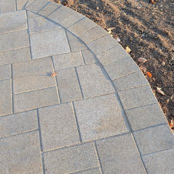Rock N Block- Turf N Hardscapes - Late day shadow shows uneven surface where rain will pool. - Artificial Turf Near Me Rock N Block- Turf N Hardscapes - Late day shadow shows uneven surface where rain will pool. - Artificial Turf Near Me