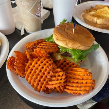 Wanna Burger - Double burger with sweet potato waffle fries!!!! - Burgers Near Me - Sherman, Texas Wanna Burger - Double burger with sweet potato waffle fries!!!! - Burgers Near Me - Sherman, Texas