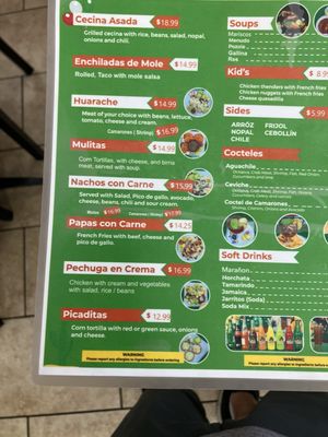 Menu photo 1 Taqueria Los Perez 2 Baltimore, MD